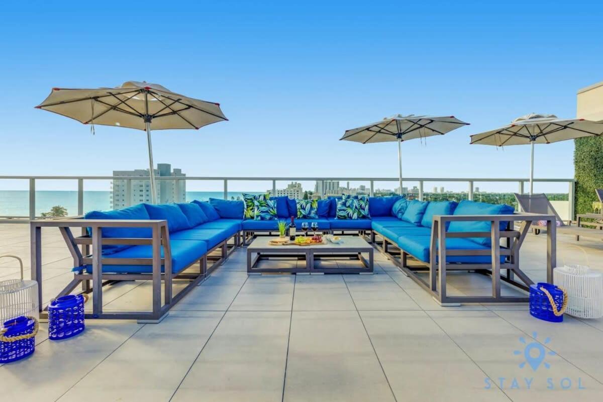 Tropical Oasis - Rooftop Pool- Near Beach - Gym Hollywood Bagian luar foto
