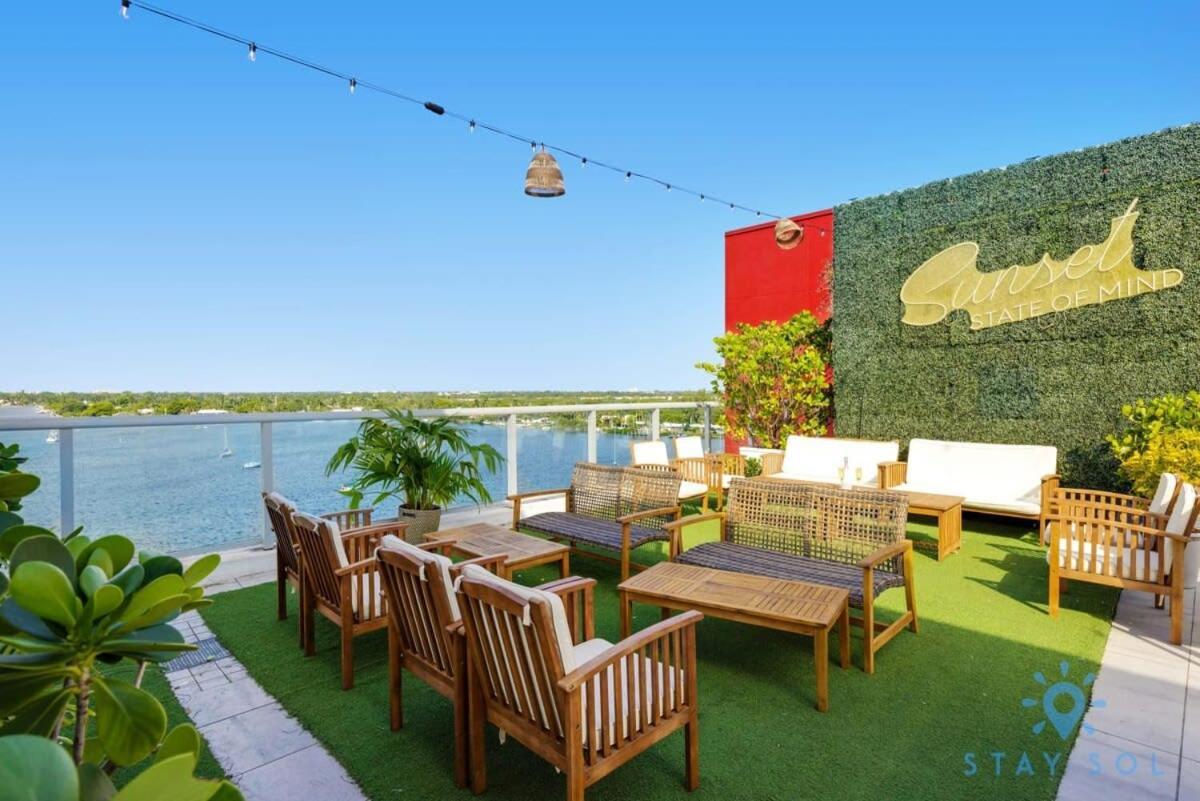 Tropical Oasis - Rooftop Pool- Near Beach - Gym Hollywood Bagian luar foto